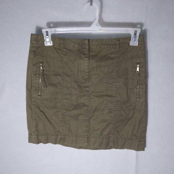Ann Taylor Loft Dresses & Skirts - Ann Taylor Loft Green Casual Zipper Pockets Women's Size 8